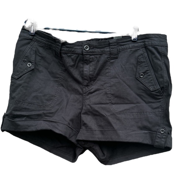 Torrid black military shorts in size 22 NWT summer everyday basic plus size - Picture 1 of 10